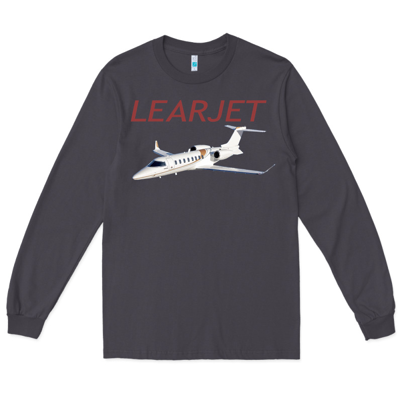 Learjet Airplane Flying Pilot Long Sleeve T Shirt Long Sleeve Tee by ArtChic | Teevron