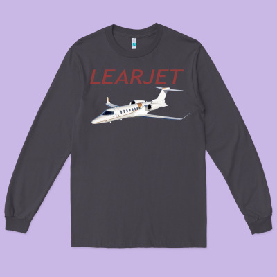 Learjet Airplane Flying Pilot Long Sleeve T Shirt Long Sleeve Tee Designed By Artchic