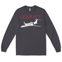 Smoke learjet airplane flying pilot long sleeve t shirt Long Sleeve Tee - ArtChic