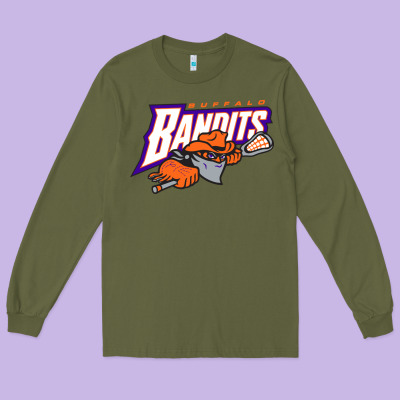 The Lacrosse Buffalo Bandits Long Sleeve Tee Designed By Artchic