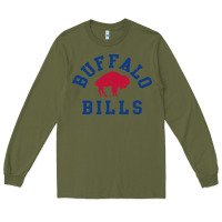 Army Green vintage distressed bill Long Sleeve Tee - ArtChic