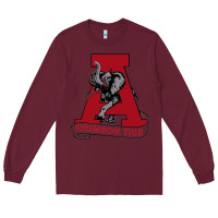Burgundy alabama roll tide Long Sleeve Tee - ArtChic