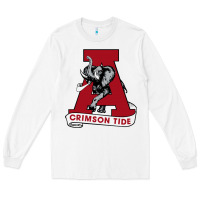White alabama roll tide Long Sleeve Tee - ArtChic