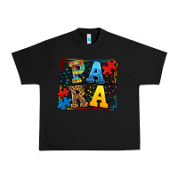 Black autism leopard frame para Urban Heavy Tee - LillyAllenDesigns