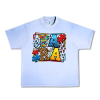 Grape Ice autism leopard frame para Urban Heavy Tee - LillyAllenDesigns