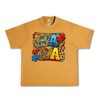 Peanut Butter autism leopard frame para Urban Heavy Tee - LillyAllenDesigns