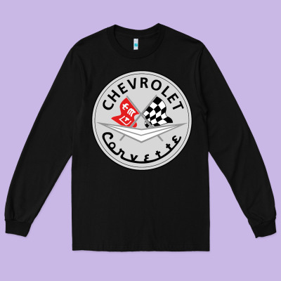 #corvette Long Sleeve Tee Designed By Artchic
