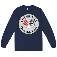 Navy #corvette Long Sleeve Tee - ArtChic