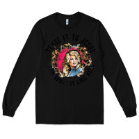 Black tease it to jesus and spray it like hell leopard western raglan baseba Long Sleeve Tee - ArtChic