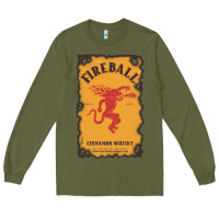 Army Green fireball cinnamon whisky Long Sleeve Tee - ArtChic