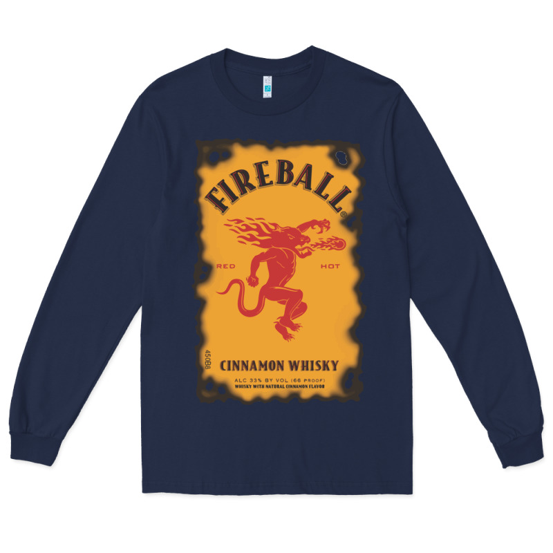 Fireball Cinnamon Whisky Long Sleeve Tee by ArtChic | Teevron