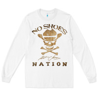 White Shoes nation no shoes nation no shoes nation no shoes nation Long Sleeve Tee - ArtChic