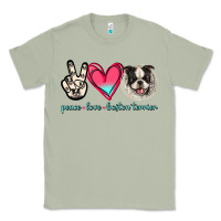 Matcha Peace Love Boston Terrier Classic Tee - Jasminsmagicworld