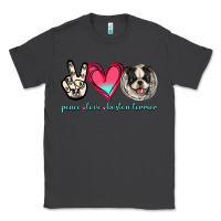 Smoke Peace Love Boston Terrier Classic Tee - Jasminsmagicworld