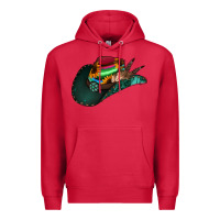 Cardinal aztec sunflower cowboy hat Premium Hoodie - Jasminsmagicworld