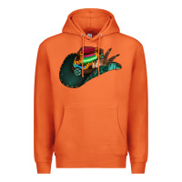 Carrot aztec sunflower cowboy hat Premium Hoodie - Jasminsmagicworld