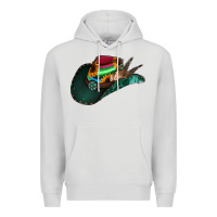 Dove Grey aztec sunflower cowboy hat Premium Hoodie - Jasminsmagicworld