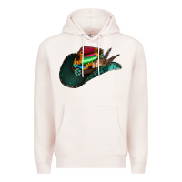 Pale Pink aztec sunflower cowboy hat Premium Hoodie - Jasminsmagicworld