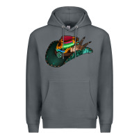 Rock aztec sunflower cowboy hat Premium Hoodie - Jasminsmagicworld