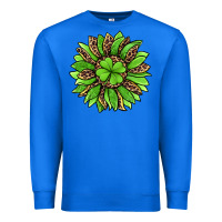 True Royal lucky leopard st patricks sunflower Premium Sweatshirt - Jasminsmagicworld