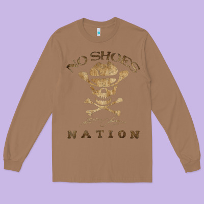 Shoes Nation No Shoes Nation No Shoes Nation No Shoes Nation Long Sleeve Tee Designed By Artchic