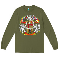 Army Green praha prague czech republic coat of arms ex czechoslovakia t shirt Long Sleeve Tee - ArtChic