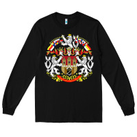 Black praha prague czech republic coat of arms ex czechoslovakia t shirt Long Sleeve Tee - ArtChic