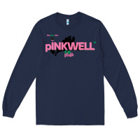 Navy pINKWELL TM for Sorors Boston AKAs Beach Party Martha's Vineyard Long Sleeve Tee - ArtChic