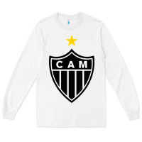 White the-atlético-mineiro-merch Long Sleeve Tee - ArtChic
