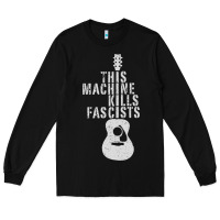 Black This Machine Kills Fascists Long Sleeve Tee - ArtChic