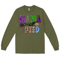 Army Green mama tried Long Sleeve Tee - SublimationCraftShop