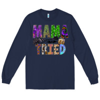 Navy mama tried Long Sleeve Tee - SublimationCraftShop