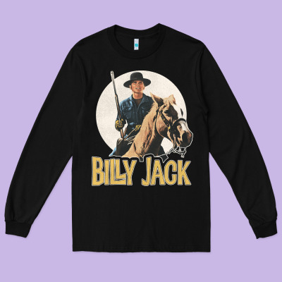 Billy Jack, The Billy Jack, Billy Jack Art, Billy Jack Vintage, Billy  Long Sleeve Tee Designed By Artchic