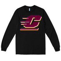 Black The central michigan of chippewas Long Sleeve Tee - ArtChic