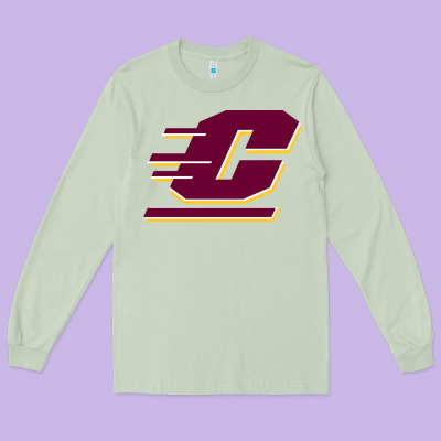 The Central Michigan Of Chippewas Long Sleeve Tee Designed By Artchic