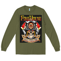 Army Green firehouse rock love Long Sleeve Tee - ArtChic