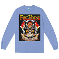 Colony Blue firehouse rock love Long Sleeve Tee - ArtChic