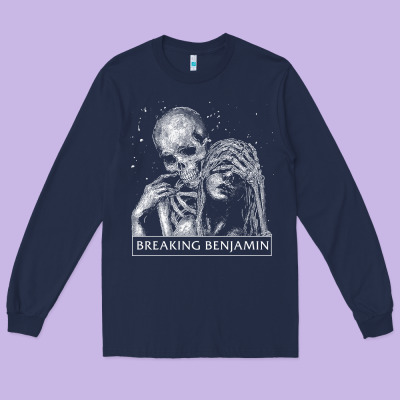 Breaking Benjamin 3 Long Sleeve Tee Designed By Artchic