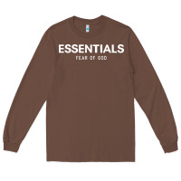 Chestnut fear of god essentials Long Sleeve Tee - ArtChic