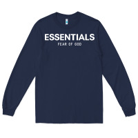 Navy fear of god essentials Long Sleeve Tee - ArtChic