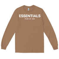 Toasted Coconut fear of god essentials Long Sleeve Tee - ArtChic