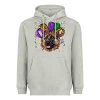 Moon Dust Mardi gras hat german shepherd Heavyweight Hoodie - RanaPortraitStore