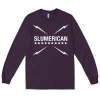 Plum slumerican Long Sleeve Tee - ArtChic