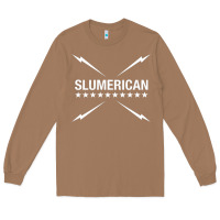 Toasted Coconut slumerican Long Sleeve Tee - ArtChic