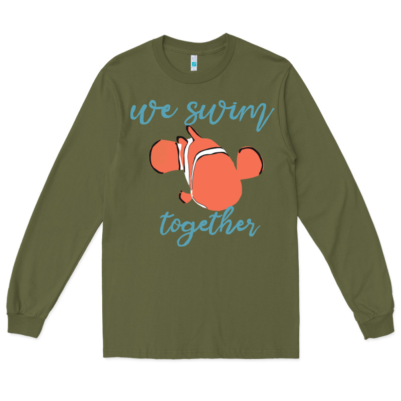Just Keep Swimming 25 Long Sleeve Tee by ArtChic | Teevron