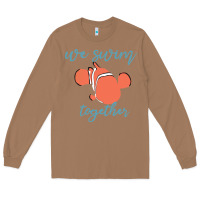 Toasted Coconut just keep swimming 25 Long Sleeve Tee - ArtChic