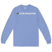 Colony Blue Colnago Bicycling Bike Long Sleeve Tee - ArtChic