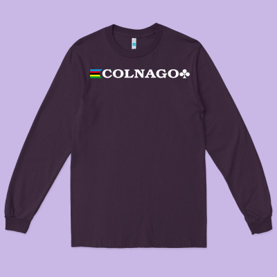 Colnago Bicycling Bike Long Sleeve Tee Designed By Artchic