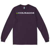Plum Colnago Bicycling Bike Long Sleeve Tee - ArtChic