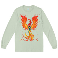 Matcha X-Men Jean Grey Phoenix Cosmic Flames Long Sleeve Tee - ArtChic